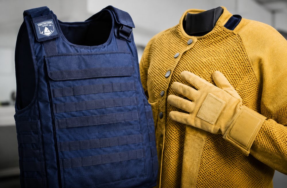 Protective vest and heat-resistant gear