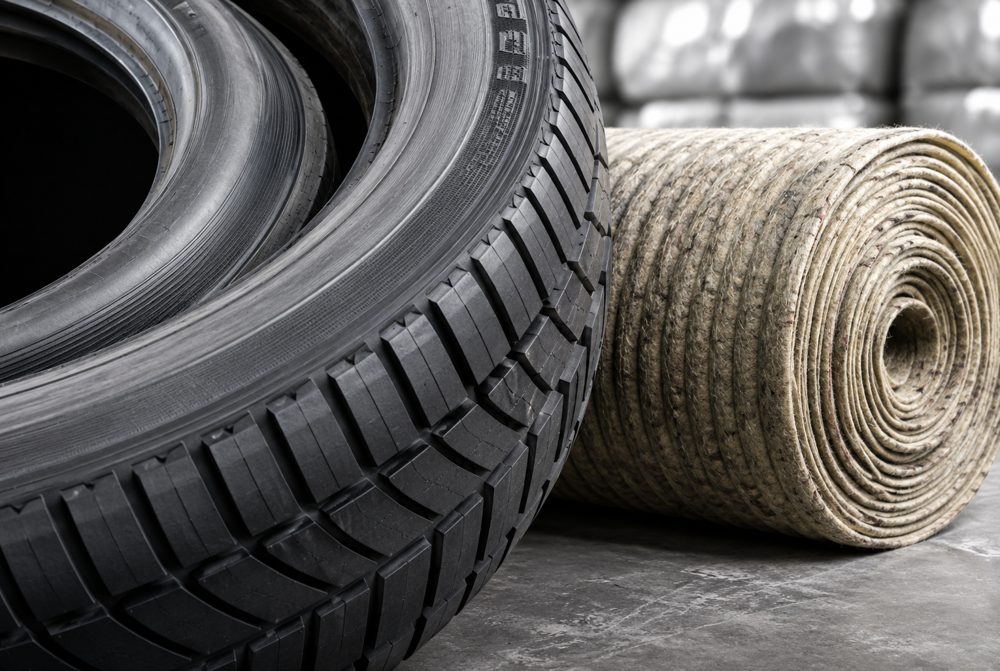 Tire cord and technical felt