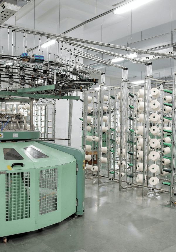 Yarn production facility